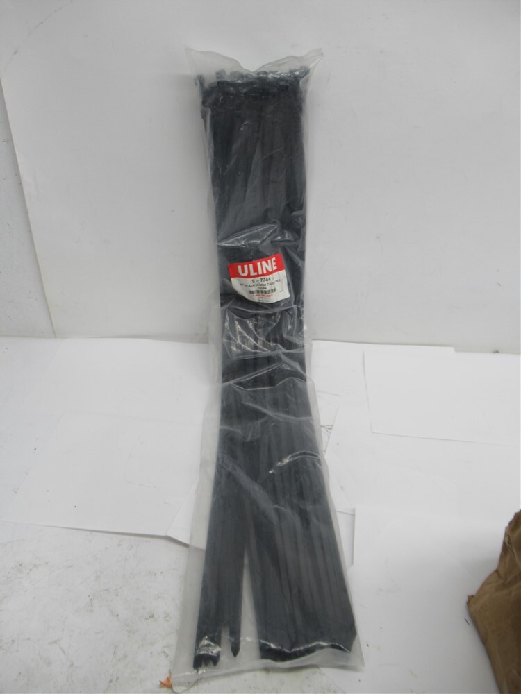 U-Line S-7744 , 36″ Black Jumbo Cable Ties (PK 100)