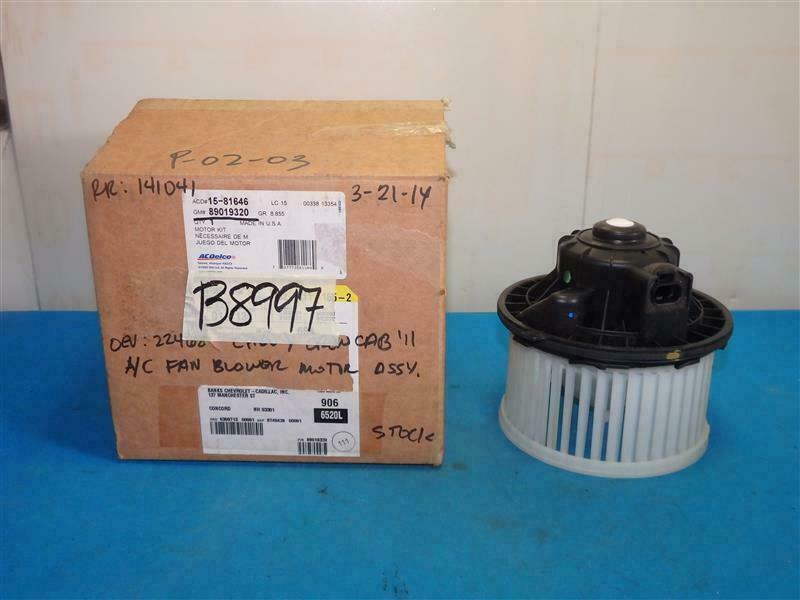 ACDelco 89019320 15-81646 Fan Blower/ Motor Kit 30 Days Warranty Fast Shipping