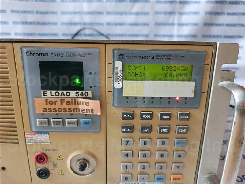 Chroma 6314 DC Electric Load Mainframe w/ 63112 Free Fast Ship 30Days Warranty