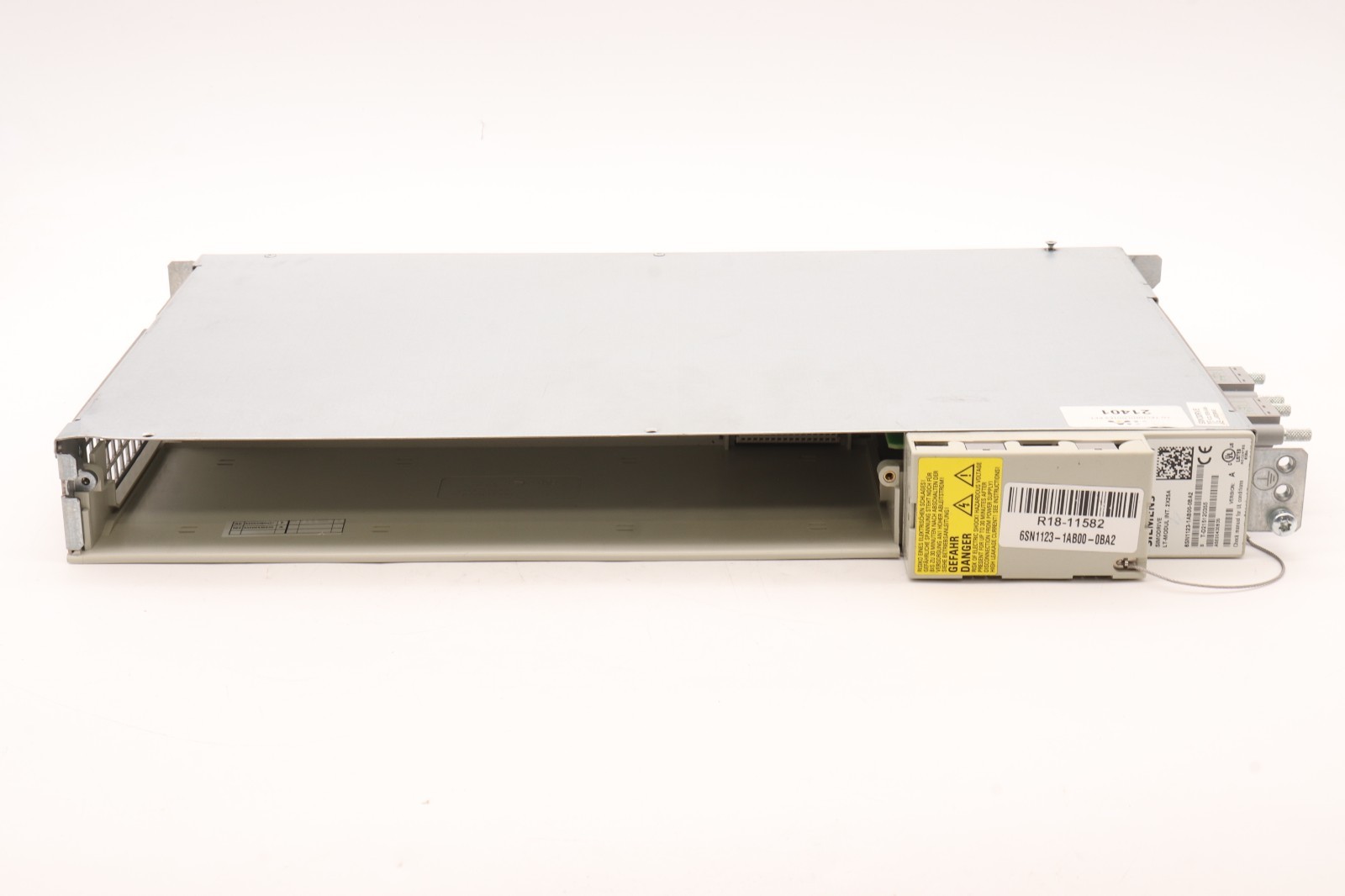 SIEMENS 6SN1123-1AB00-0BA2 SIMODRIVE LT MODULE INT. 2X25A