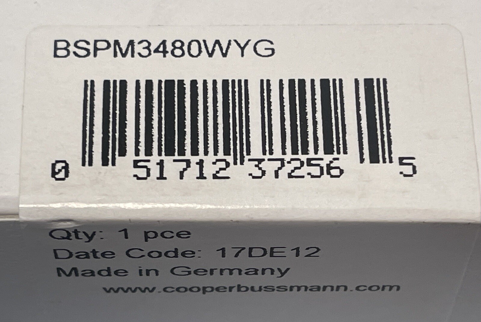 Cooper Bussmann BSPM3480WYG Surge Arrester w/ 3 BPM385UL modules, US Seller, NEW