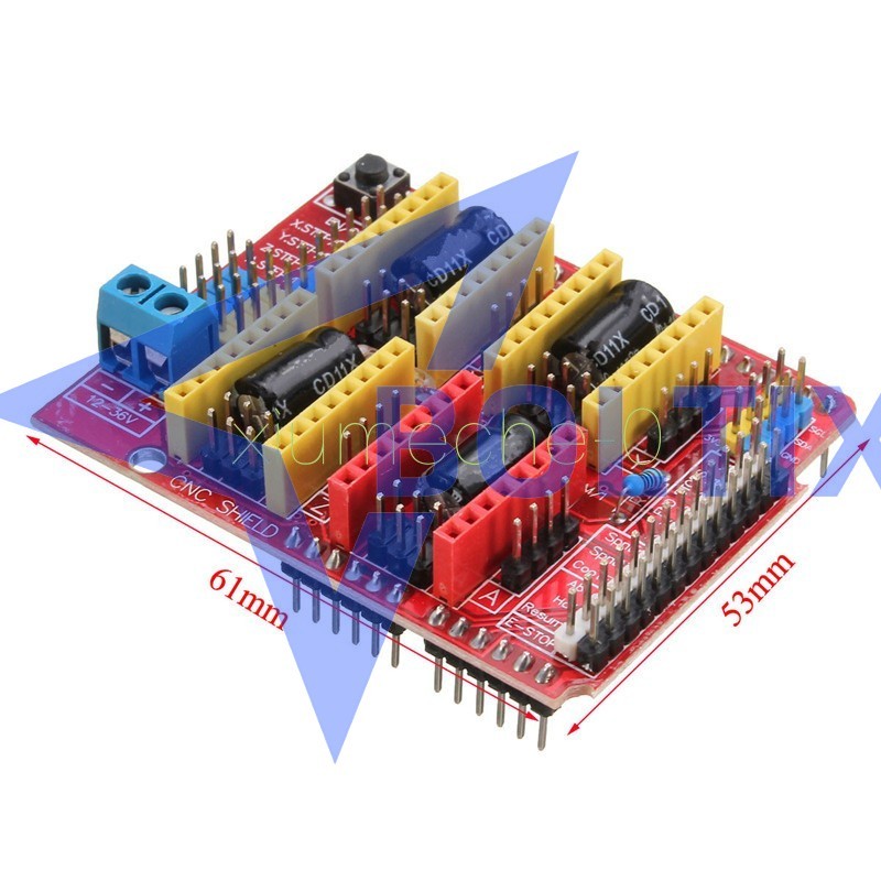 CNC Shield V4 Engraving Machine Stepper Motor Driver for Arduino GRBL Compatible