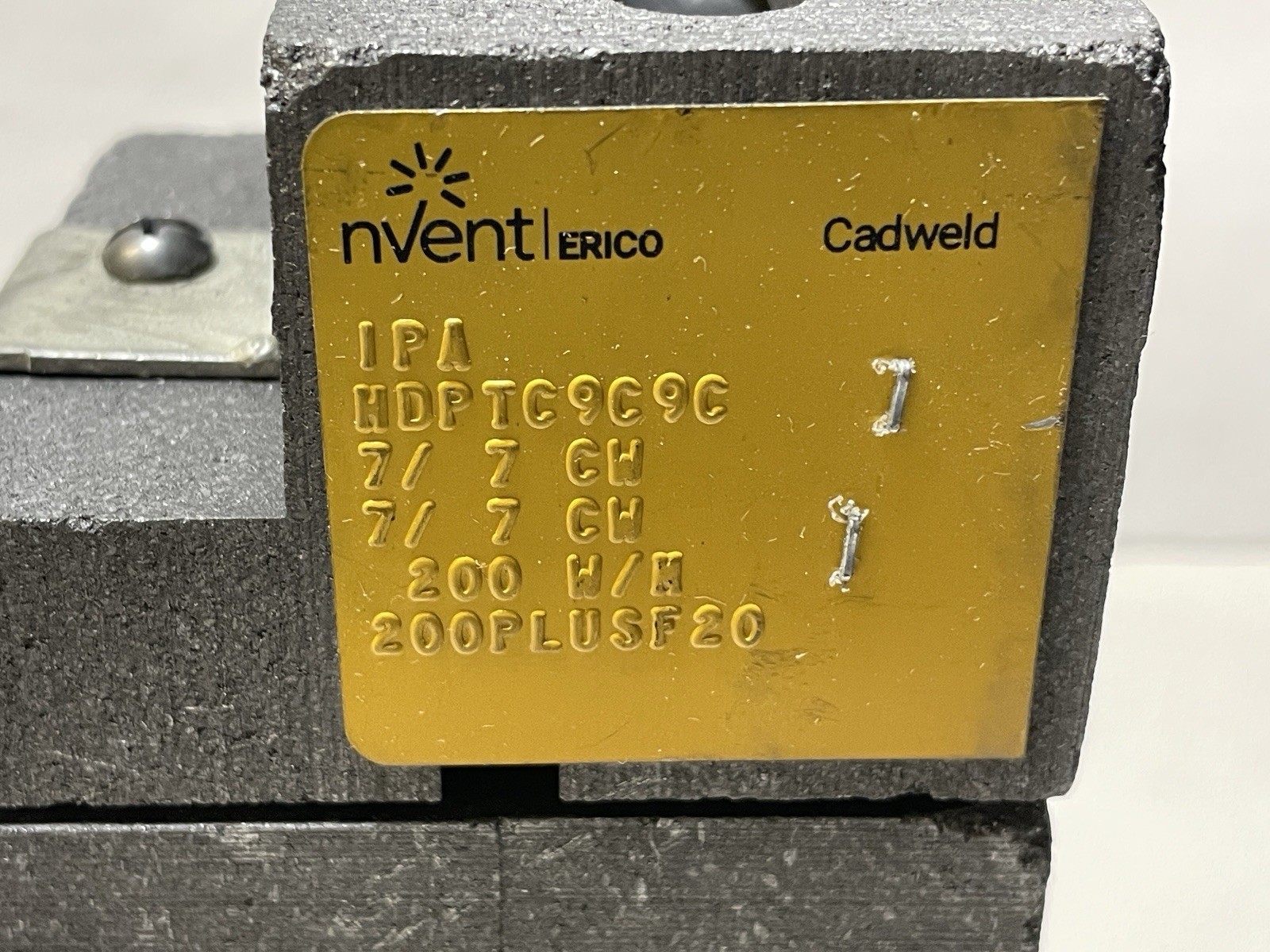 nVent ERICO Cadweld Cable To Cable 7/#7 Mold HDPTC9C9C