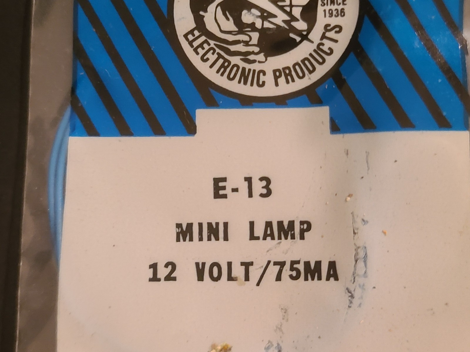 (PACK OF 1) 12V DC 75ma 5mm Workman Electronic Products E13 Display Mini Lamp