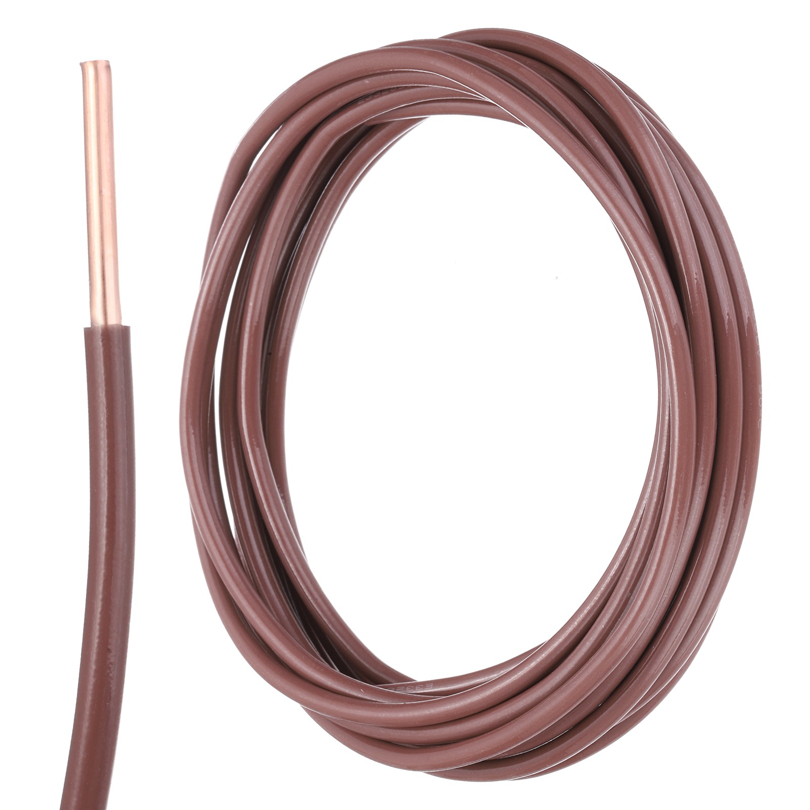 10 Feet Electrical Wire Insulated Solid Copper 14 AWG Hook Up Wire Cable,Brown