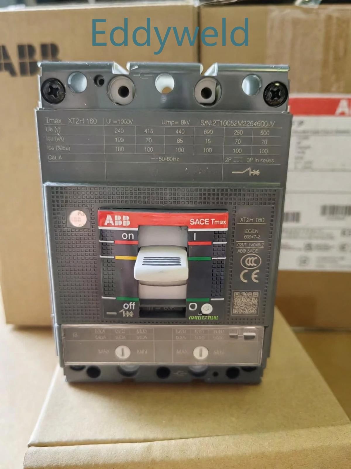 1/Piece XT2H160 TMA80/800 FF 3P 80A ABB Tmax Molded Case Circuit Breaker