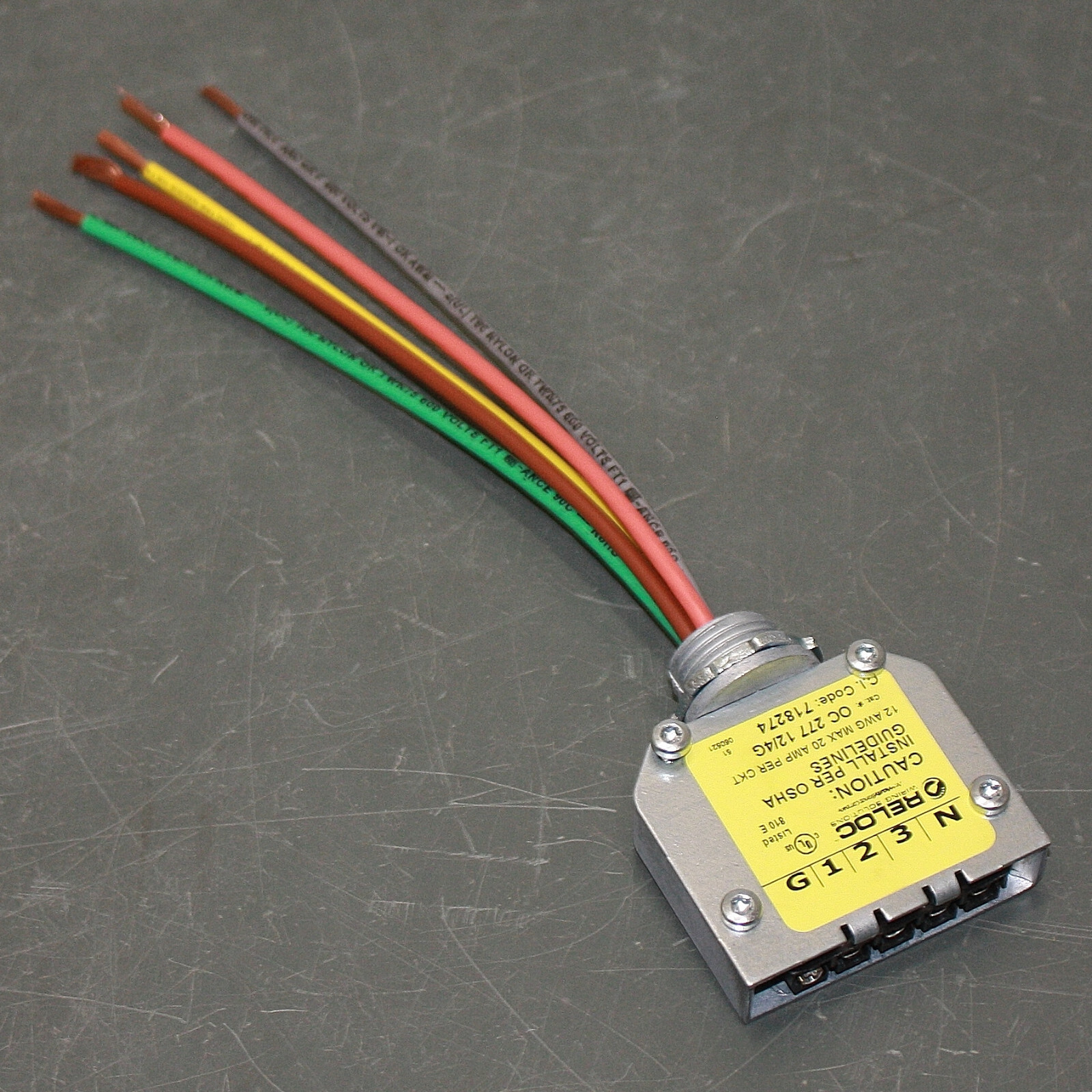 (10) Lithonia Reloc OnePass Converter OC 277 12/4G M10, Lighting Wire Adapter