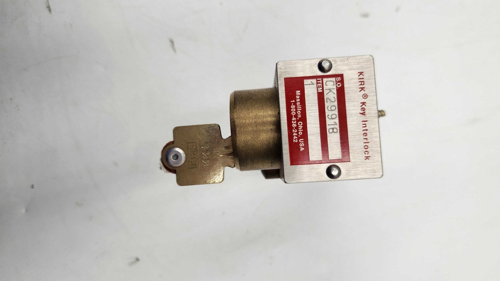 Kirk CK29918 Accessory Key Interlock 4″x2″ 2lbs
