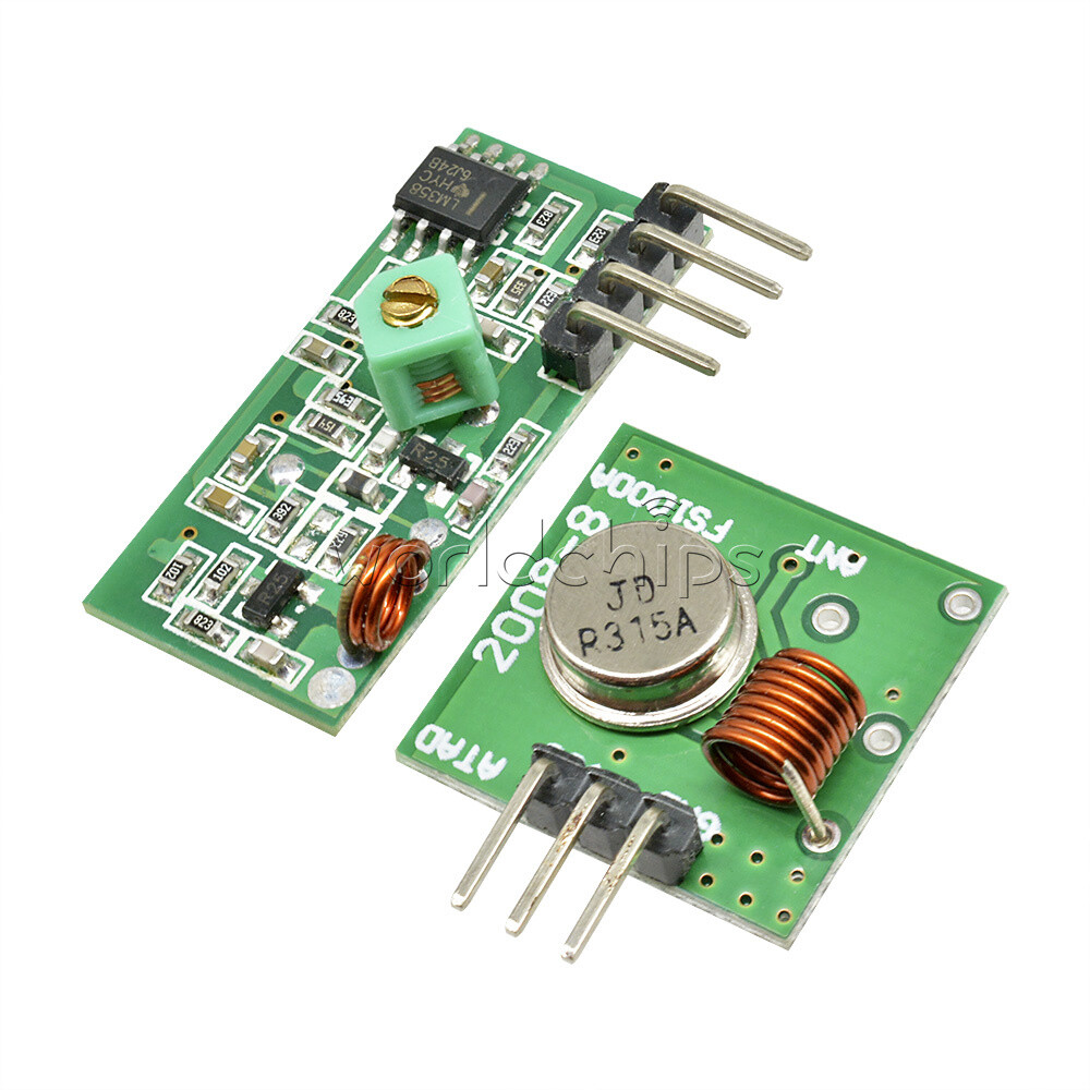 10PCS 315Mhz RF transmitter and receiver kit Module for Arduino ARM Raspberry Pi