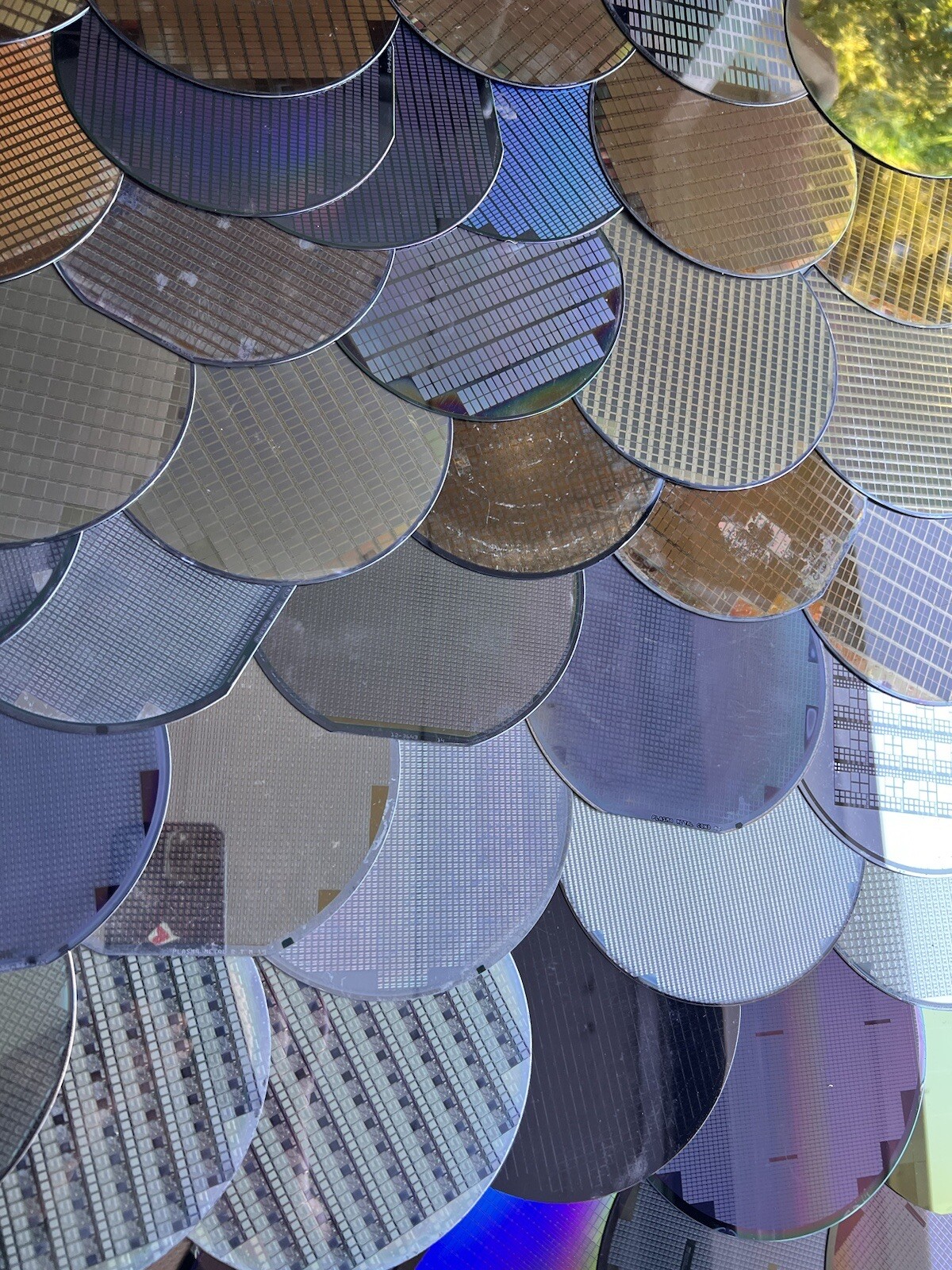 150 MM 6” PATTERNED SILICON WAFERS, LOT OF 50 500 To 600um Thick
