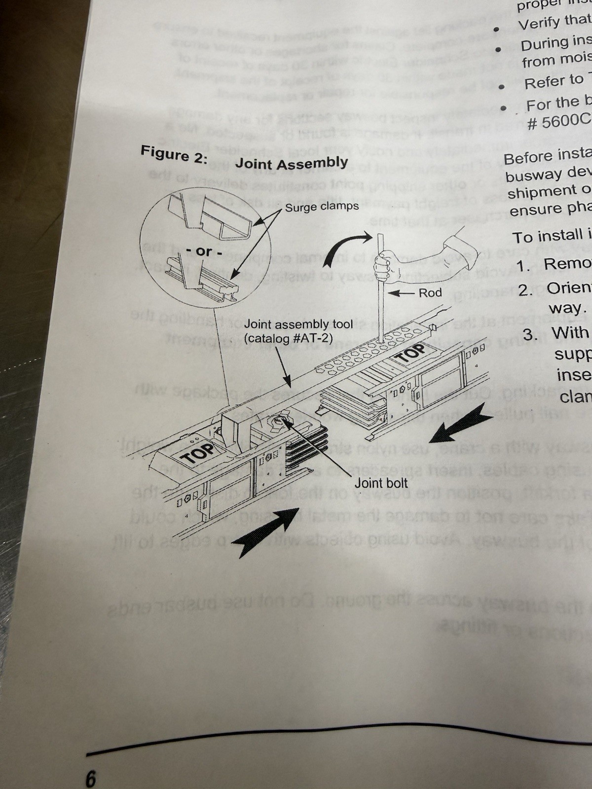 Square D AT-2 Joint Assembly Tool Kit For I-line Busway AT2 New Open Box