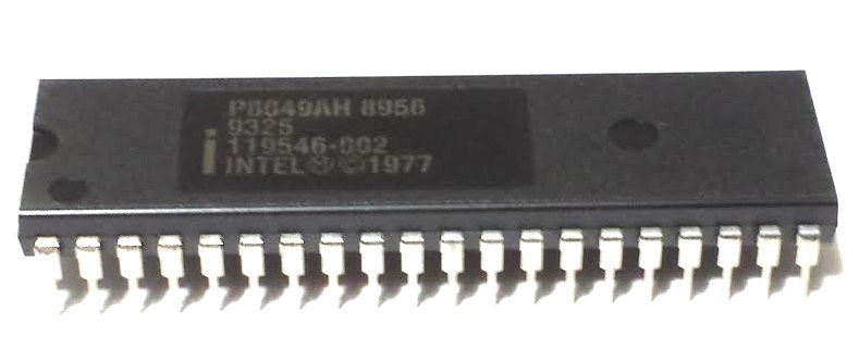 1 EACH INTEL IC P8049AH 8956 9325 119546-002 1977