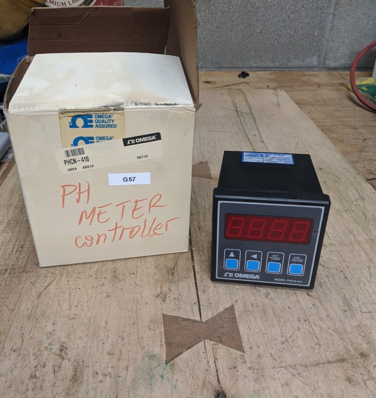 OMEGA TEMPERATURE CONTROLLER DISPLAY PHCN-410 HIM