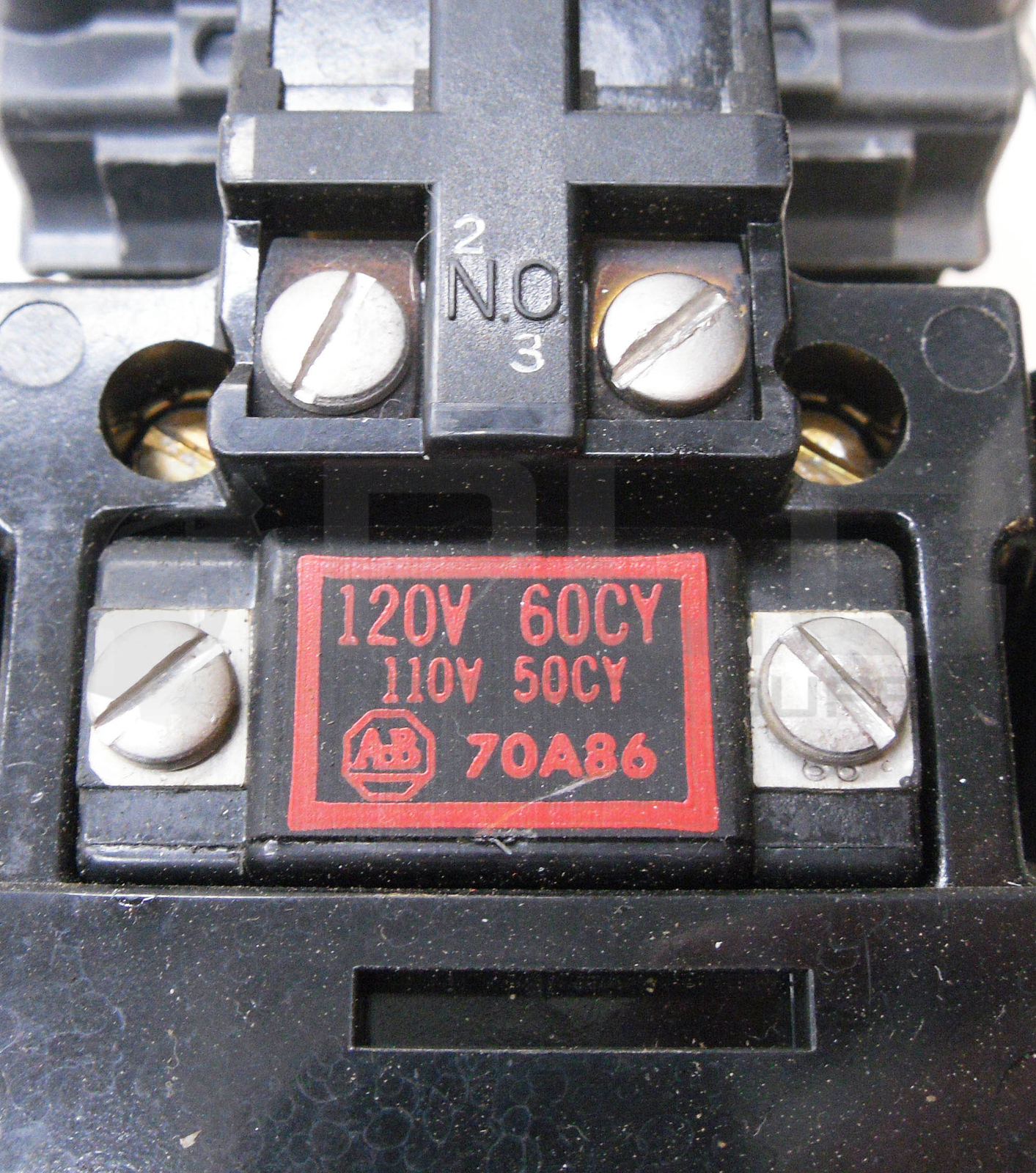 ALLEN BRADLEY 709-AOD /K MOTOR STARTER W/ 70A86 COIL 110-120V 50/60HZ
