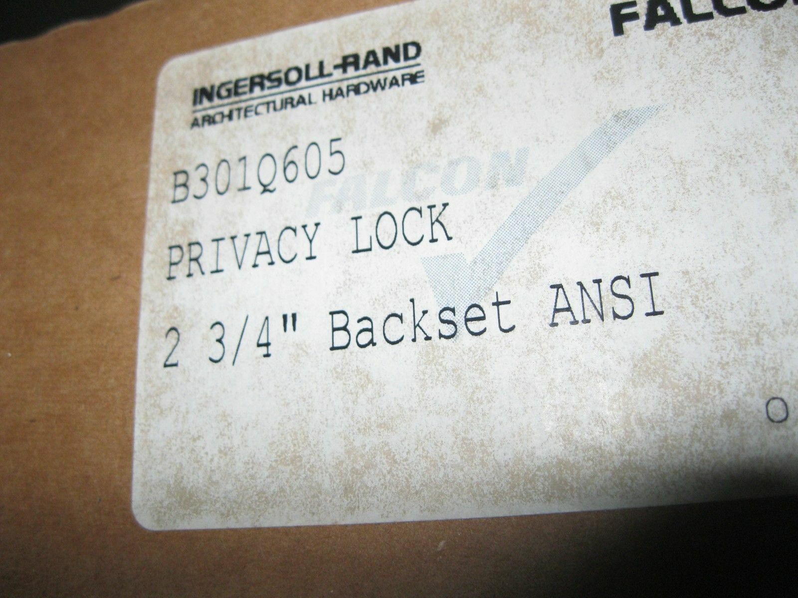 NIB!!!! Falcon B301Q605 B-Series Quantum Privacy Leverset – Polished Brass