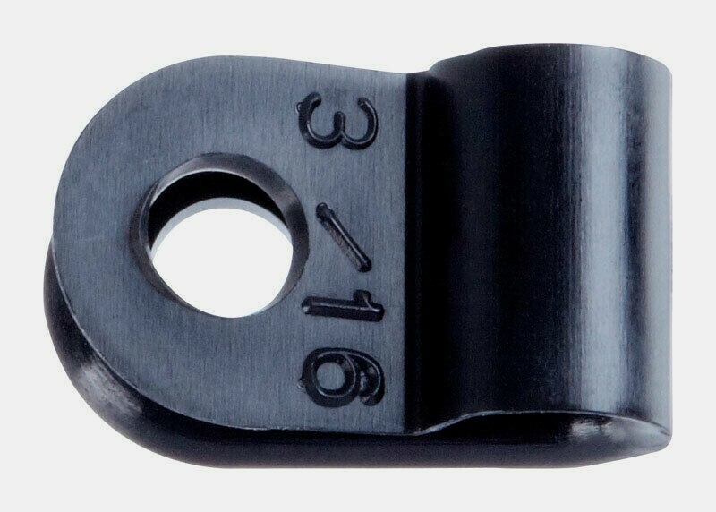 Jandorf Protector NYLON CLAMP 4pk For 3/16″ Dia Cable Wide Secure Insulate 61450