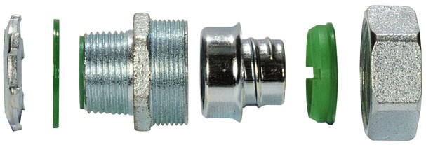 Steel Electric SLT31T, 1-1/2″, Iron, Straight, Liquid Tight Connector, 1pc