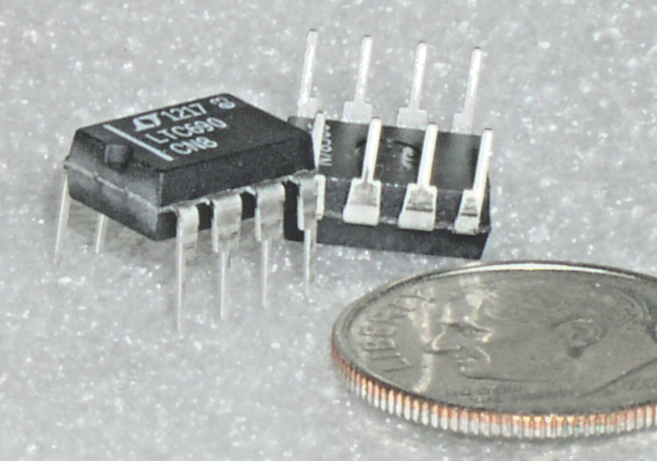 2 LTC690 CN8 LINEAR TECH MICRO PROCESSOR SUPERVISORY RESET 4.65V DIP-8 IC USA
