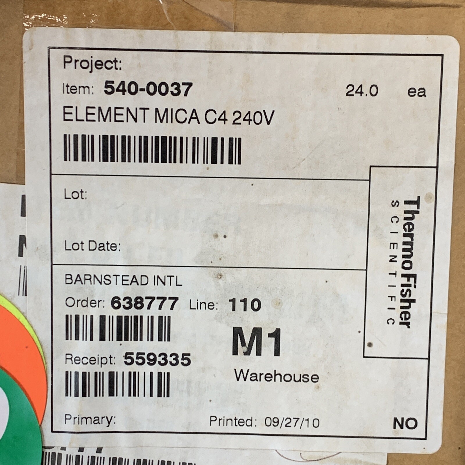 Farnam 3206 Mica Heating Element C4 240V