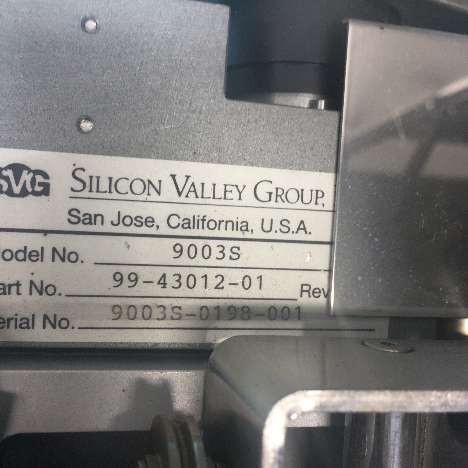 Silicon Valley Group SVG 99-43012-01 Wafer Shuttle Transfer Arm, Robot, 121460
