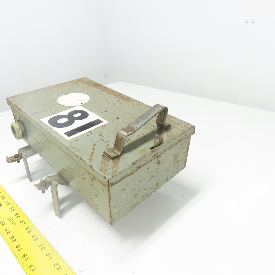 Federal Pacific CFP 632 60A 240VAC Cover Operated Fusible Bus Plug Switch 3P