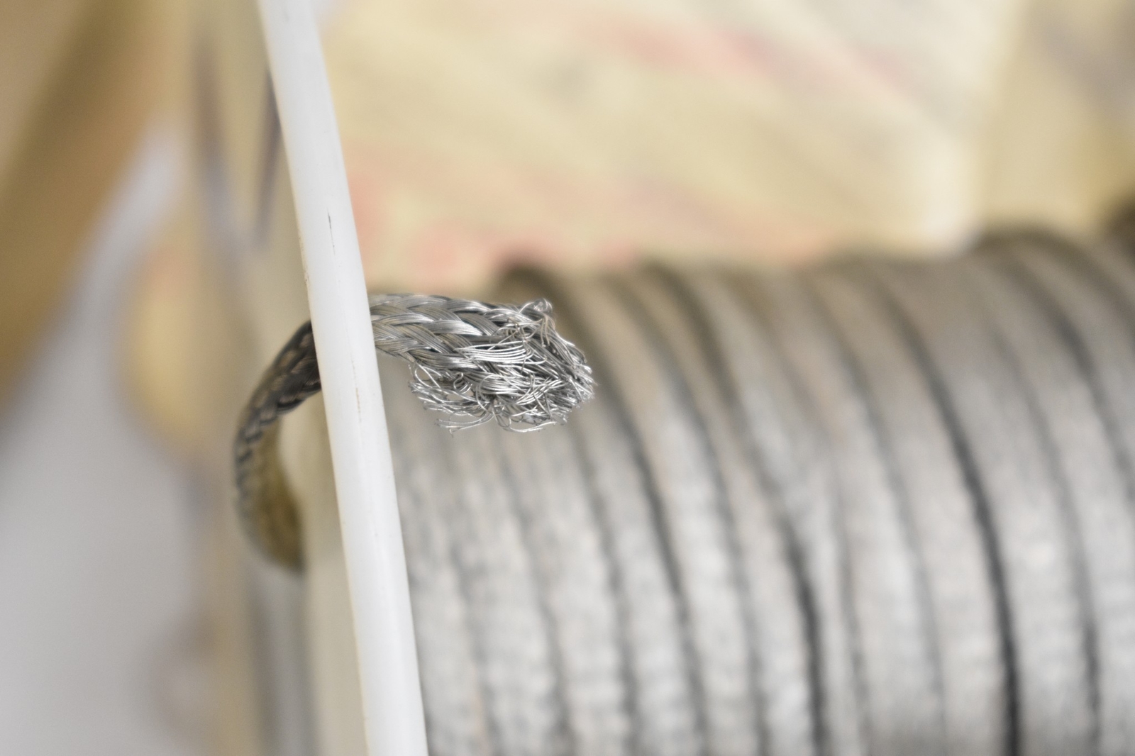 Alpha Wire Tinned Copper Tubular Braid Wire 2171 I.D. 1/4″ – 9 FT.