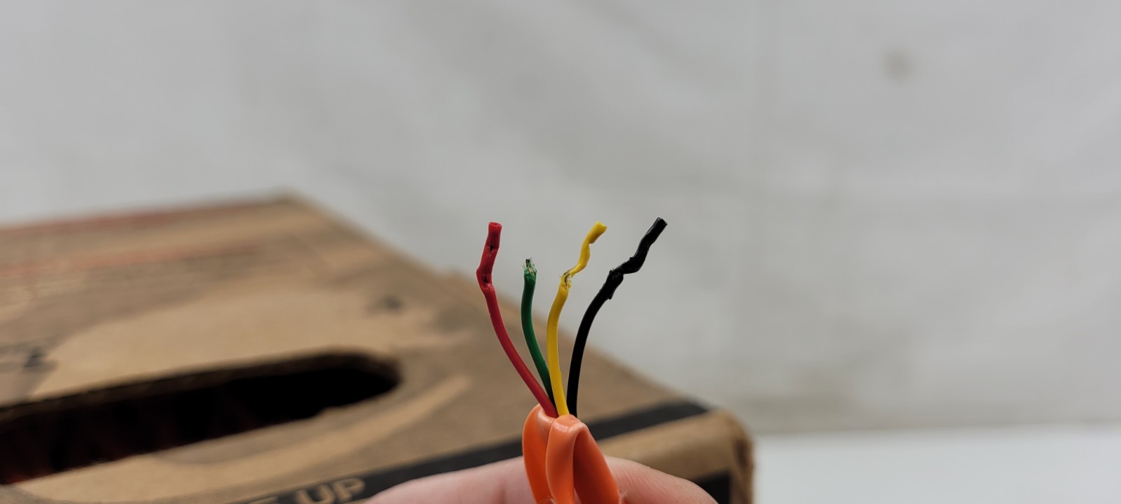 (1000FT) Superior Essex 12-311-36 2×22 Temp Drop Wire 1000 PB Orange