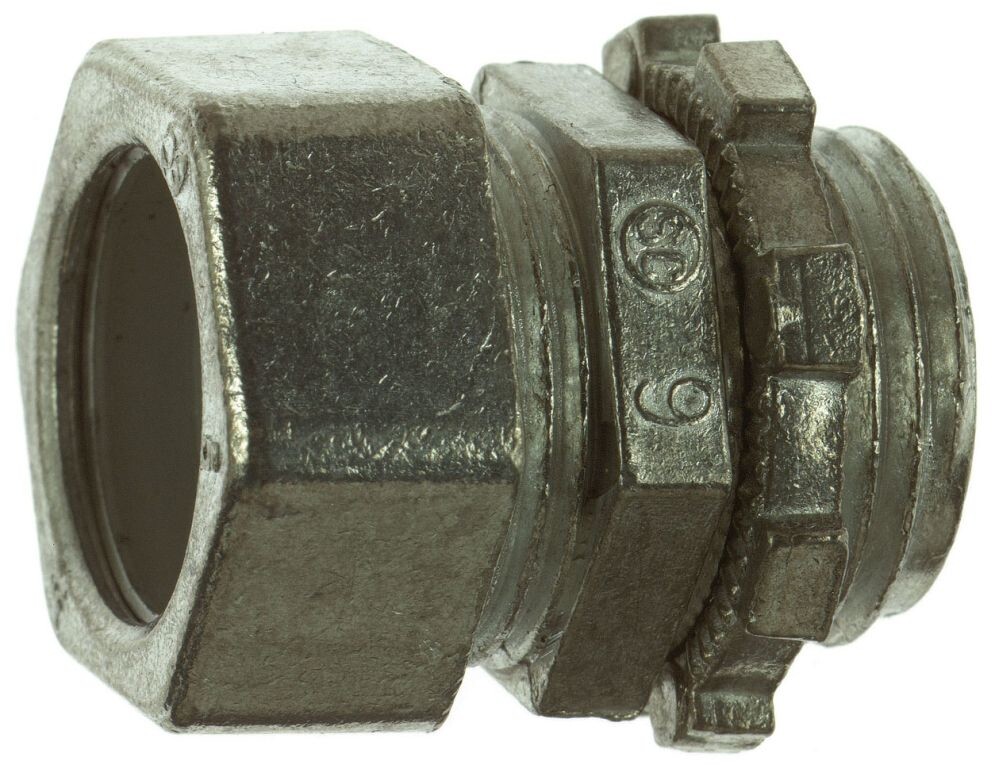 Steel City TC812SC, 3/4″, Die-Cast, Insulated, Compression, EMT Connector, 1pc