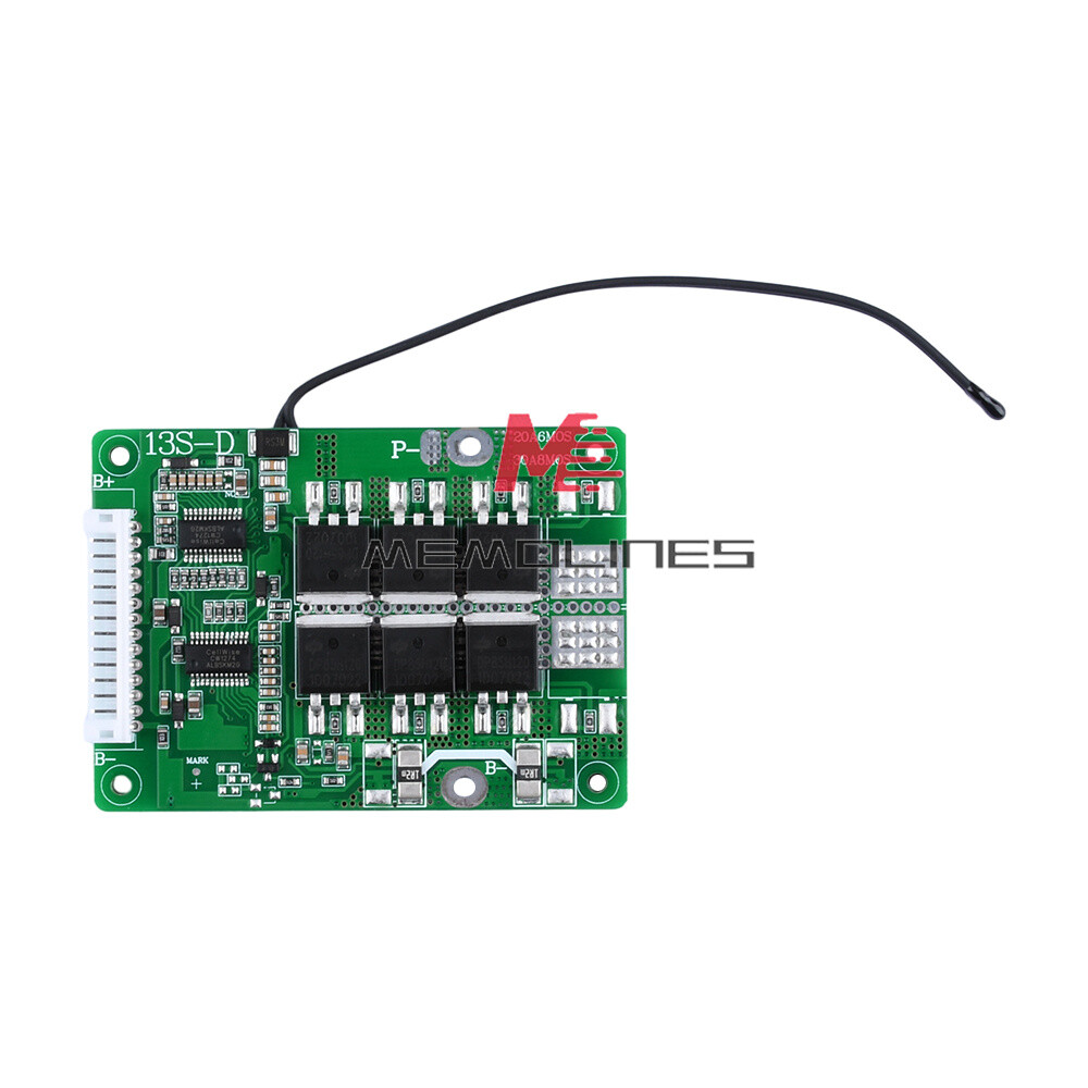 13S 48V 20A 30A Same Port Battery Protection Board for 18650 Li-ion Battery DIY