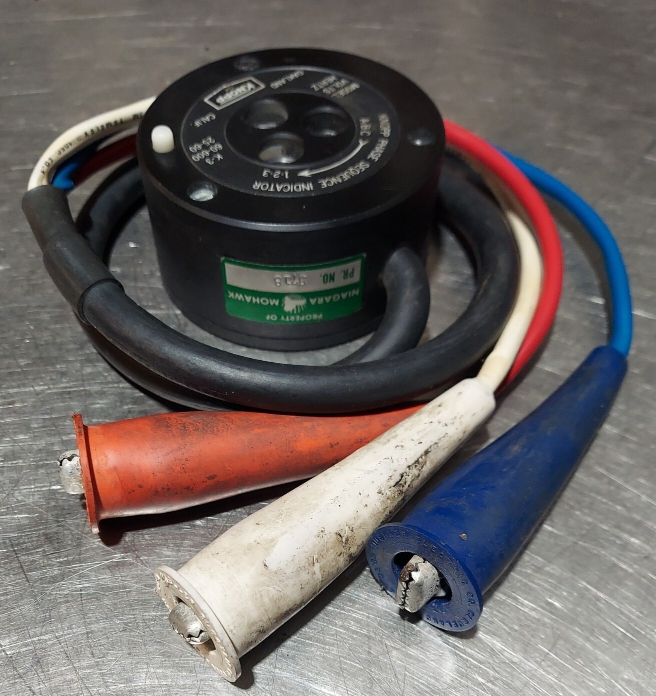 Knopp Model K-3 Phase Sequence Indicator, 60-600 Volts, 25-60 Hz w/Case. Our #2