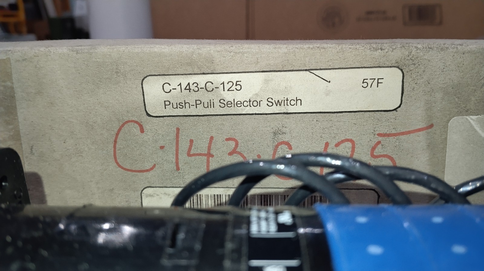 KRAUS & NAIMER C26 2AI516 L26844/004 C-143-C-125 15AMP 600V Push-Puli Selector S