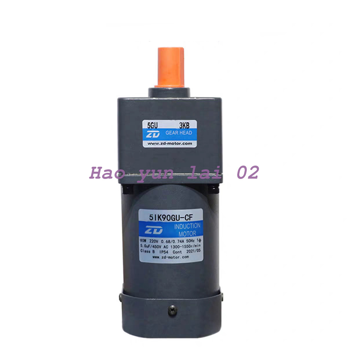1PCS New 220V 90W speed regulating motor 5IK90GU-CF enhanced 5GU3K