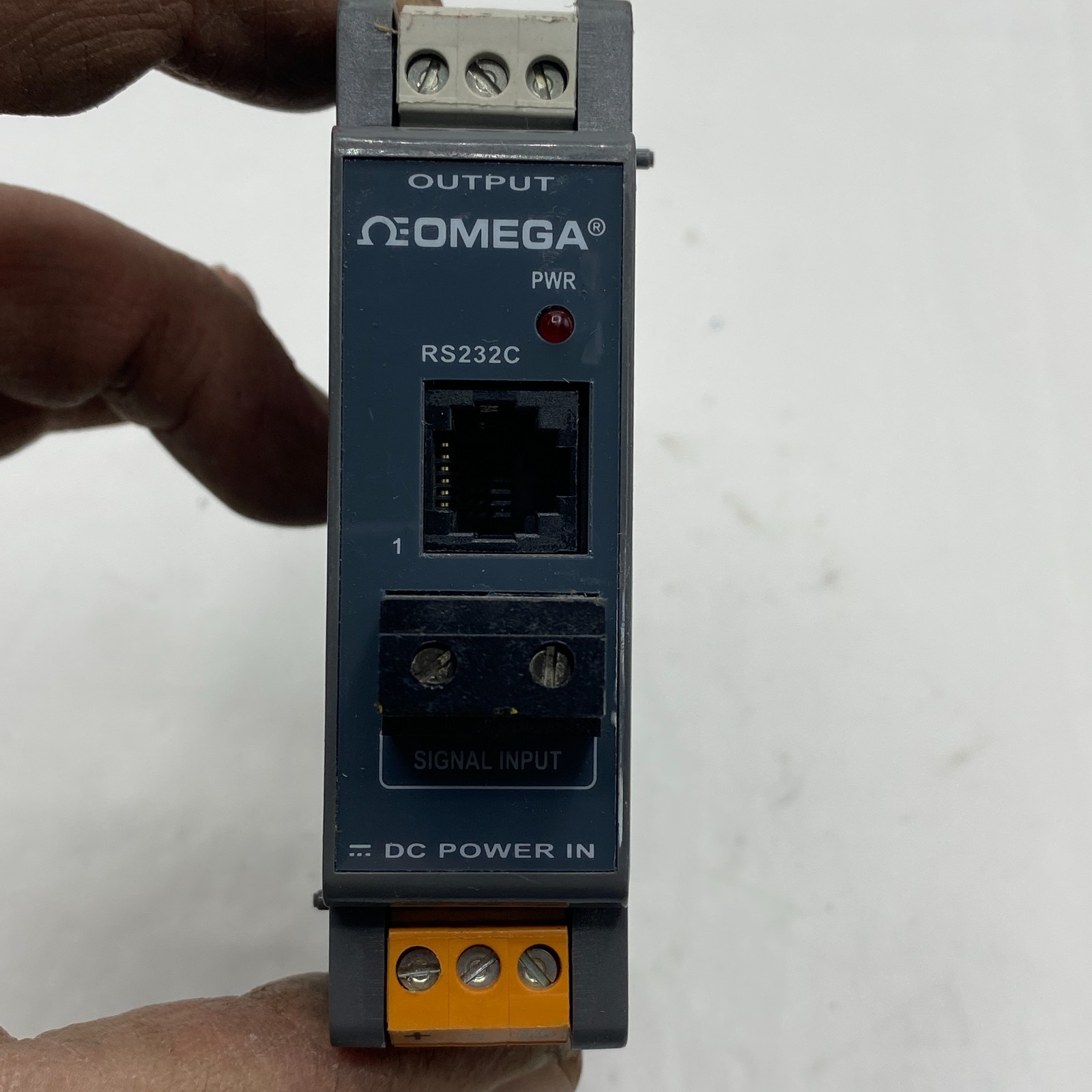 OMEGA ENGINEERING iDRN-TC SIGNAL CONDITIONER W/ RS232C COMMUNICATION 10-32VDC