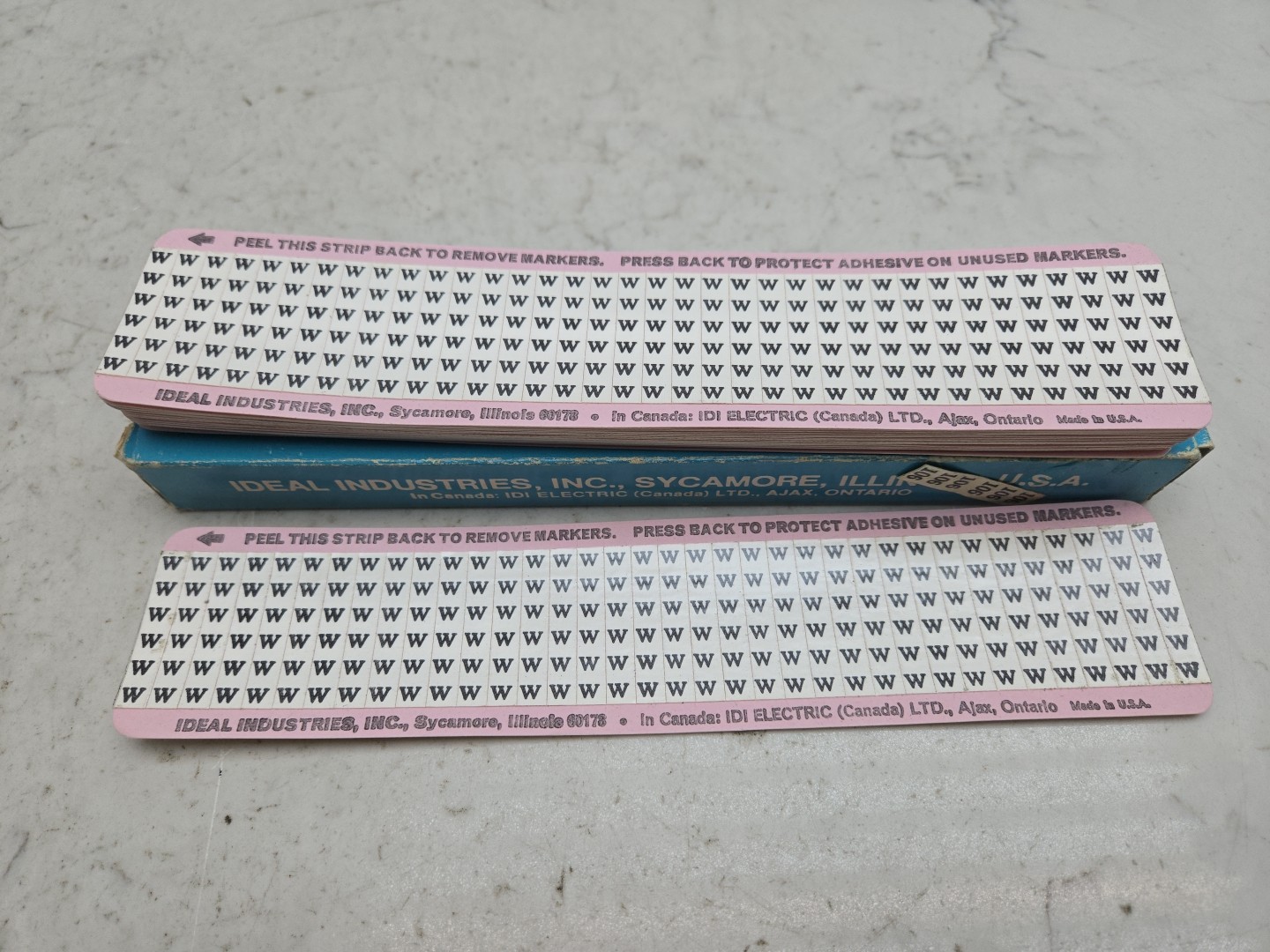 Bulk Mixed Lot of Wire Markers Numbers And Letters Nos See Pictures For Details