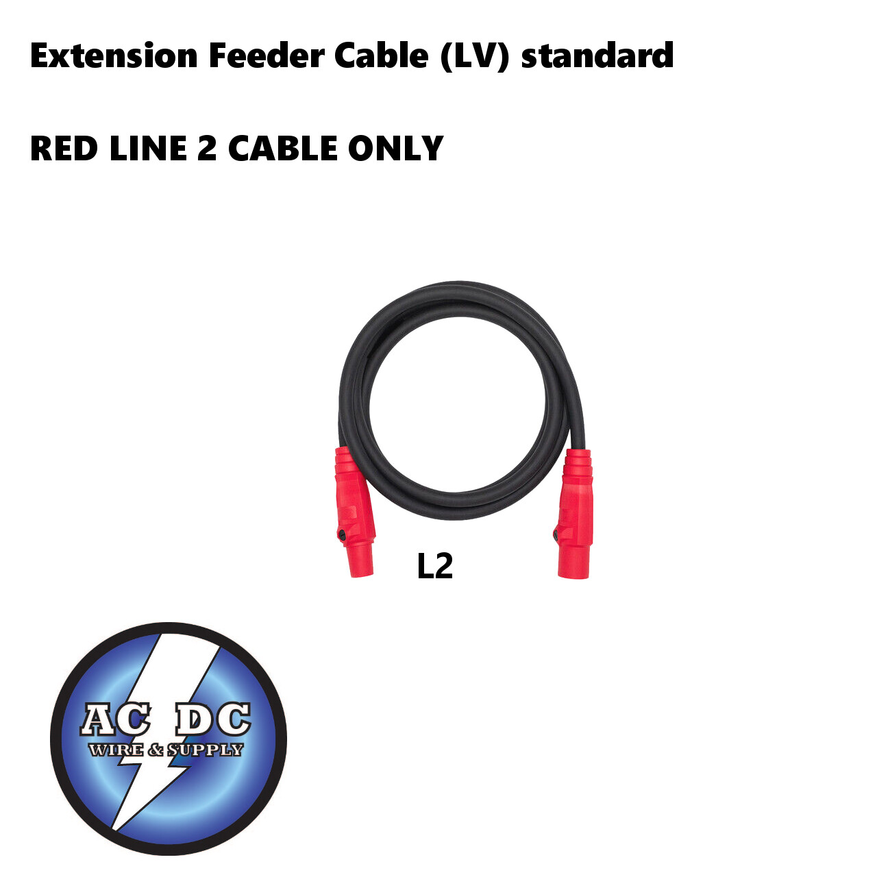 #2 600V TYPE SC CAM LOCK CORD SET OF {5} M/F 600V
