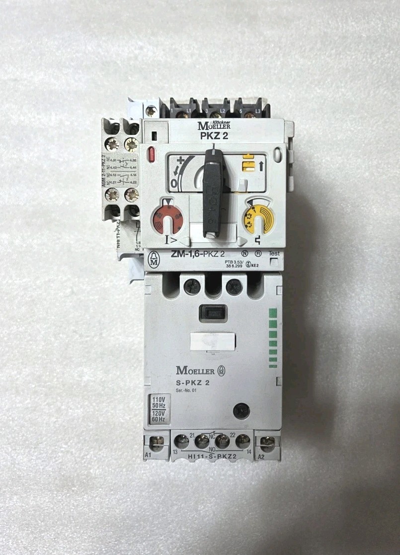 Klockner Moeller S-PKZ2, ZM-1,6-PKZ2,PKZ2 Combination Starter Self-Protected