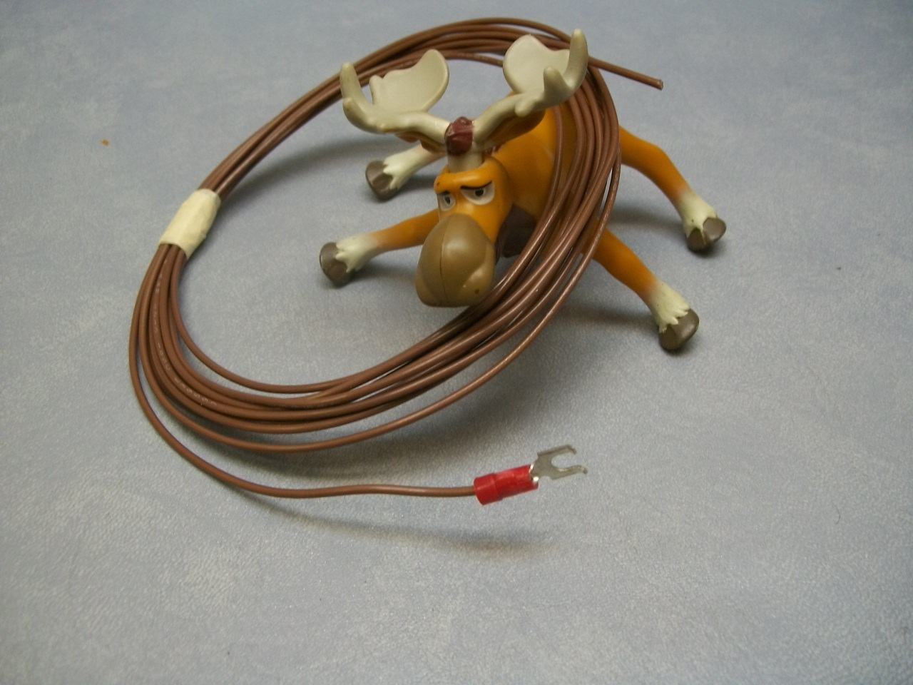 16 AWG Tin Coated Copper Wire w/ AWM Jacket 15ft Pieces Brown Lot of 80