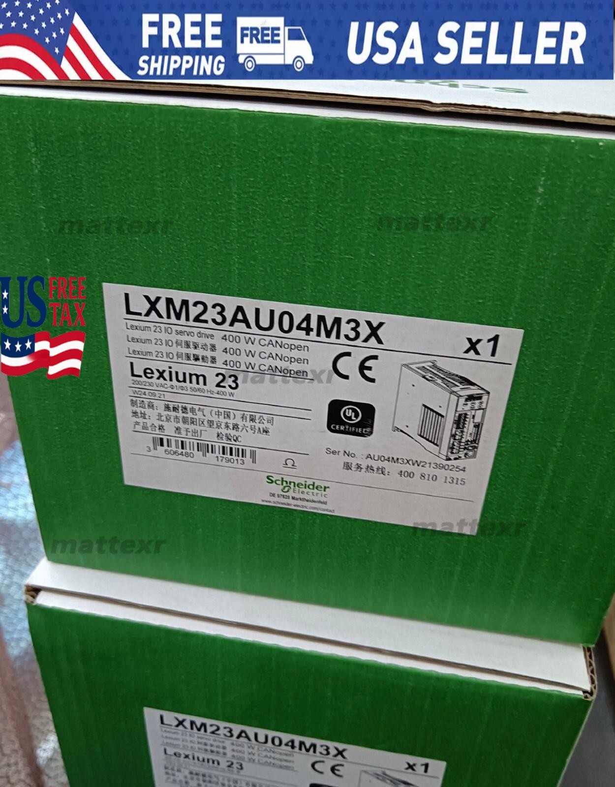 in Box Servo Drive LXM23AU04M3X Ship US Free TAX