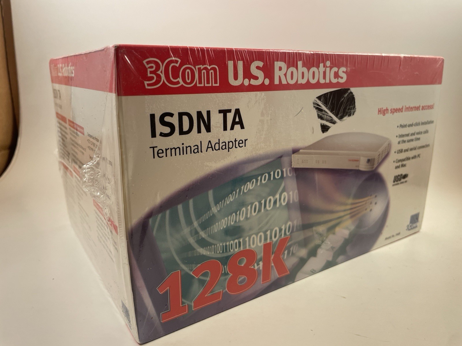 3COM US ROBOTICS ISDN TA Terminal Adapter USB Sealed New Old Stock