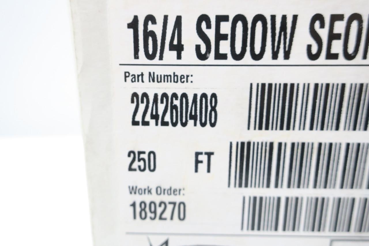 Coleman Cable 224260408 16/4 Seoow Seoprene Cord 250ft