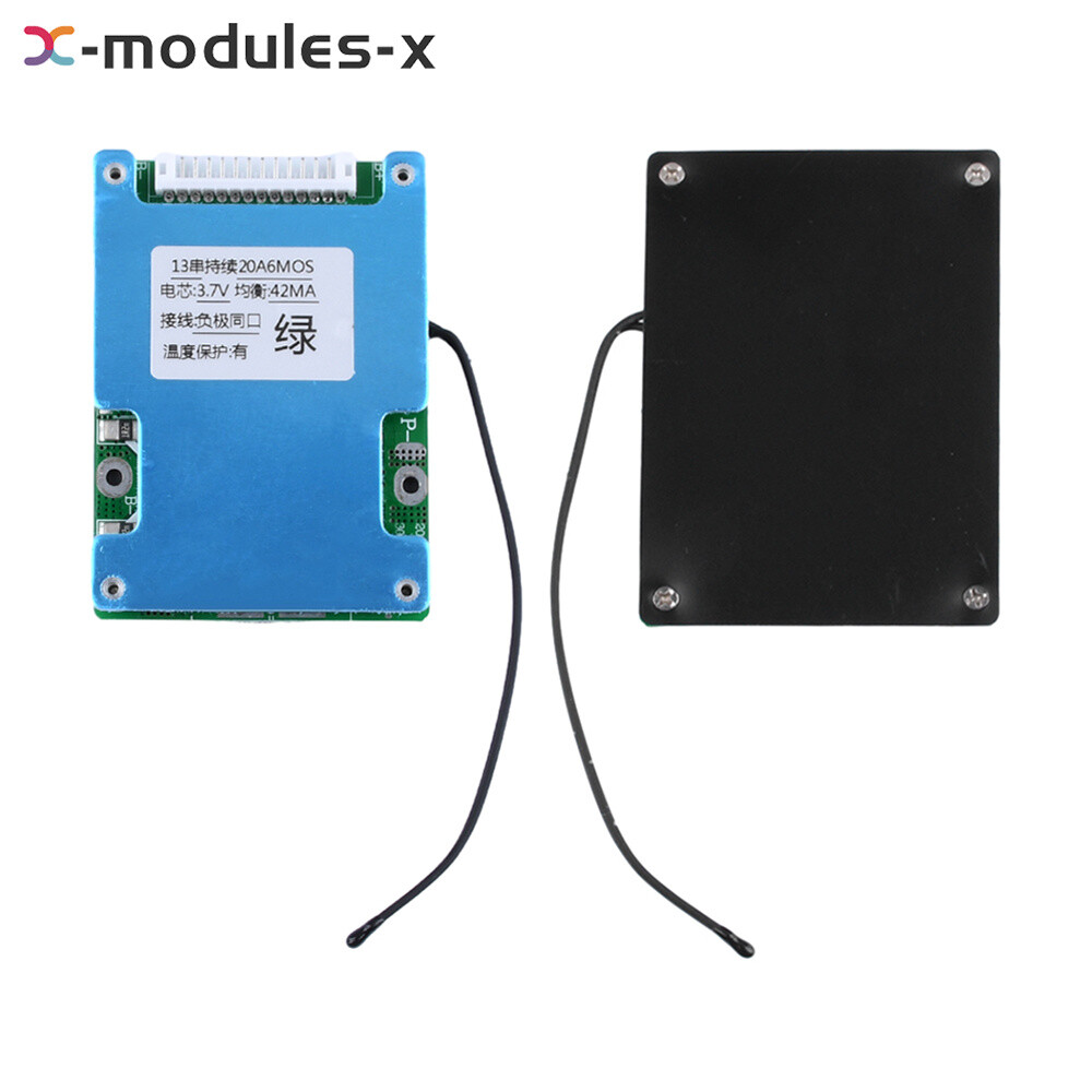 13S 48V 20A 30A Same Port Battery Protection Board for 18650 Li-ion Battery