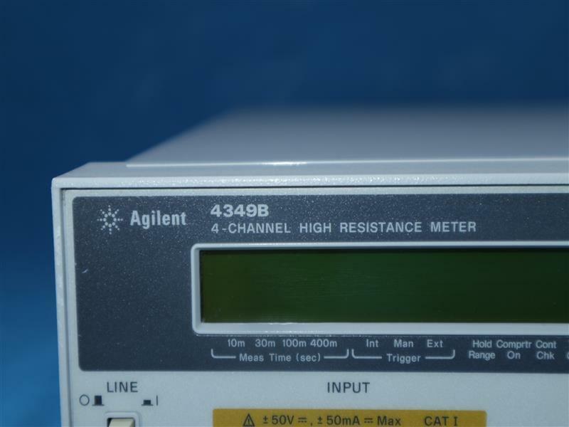 Calibrated w/ FREE SHIP! Agilent 4349B 4-Channel High Resistance Meter