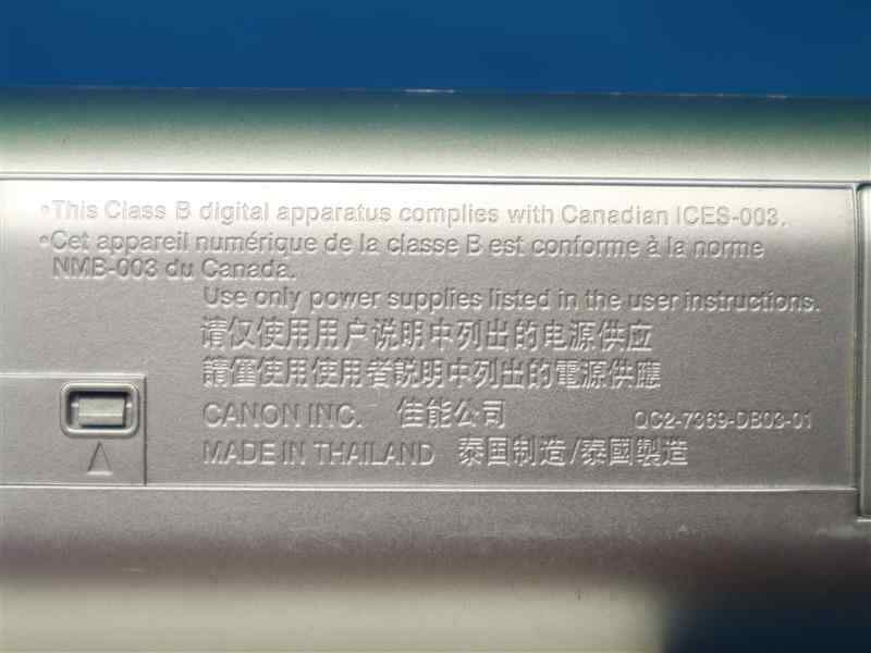 Canon iP100 IP100 Portable Digital Photo Printer 16V 2.0A Made in Thailand