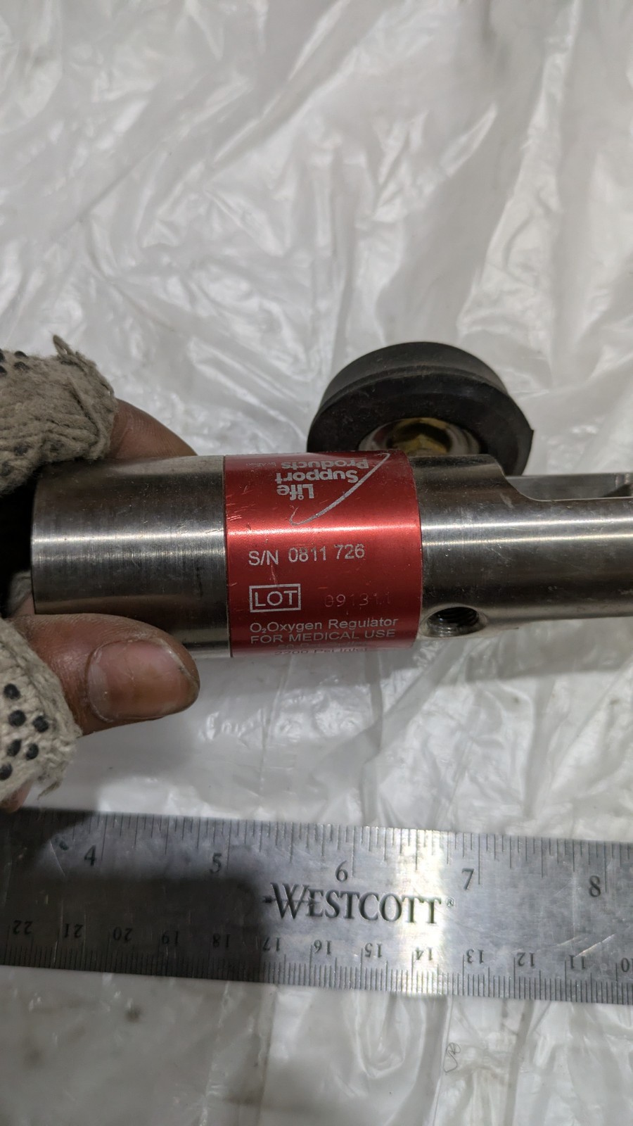 LIFE SUPPORT PRODUCTS L270-220-STL 3000 PSI 50 PSI 2200 PSI