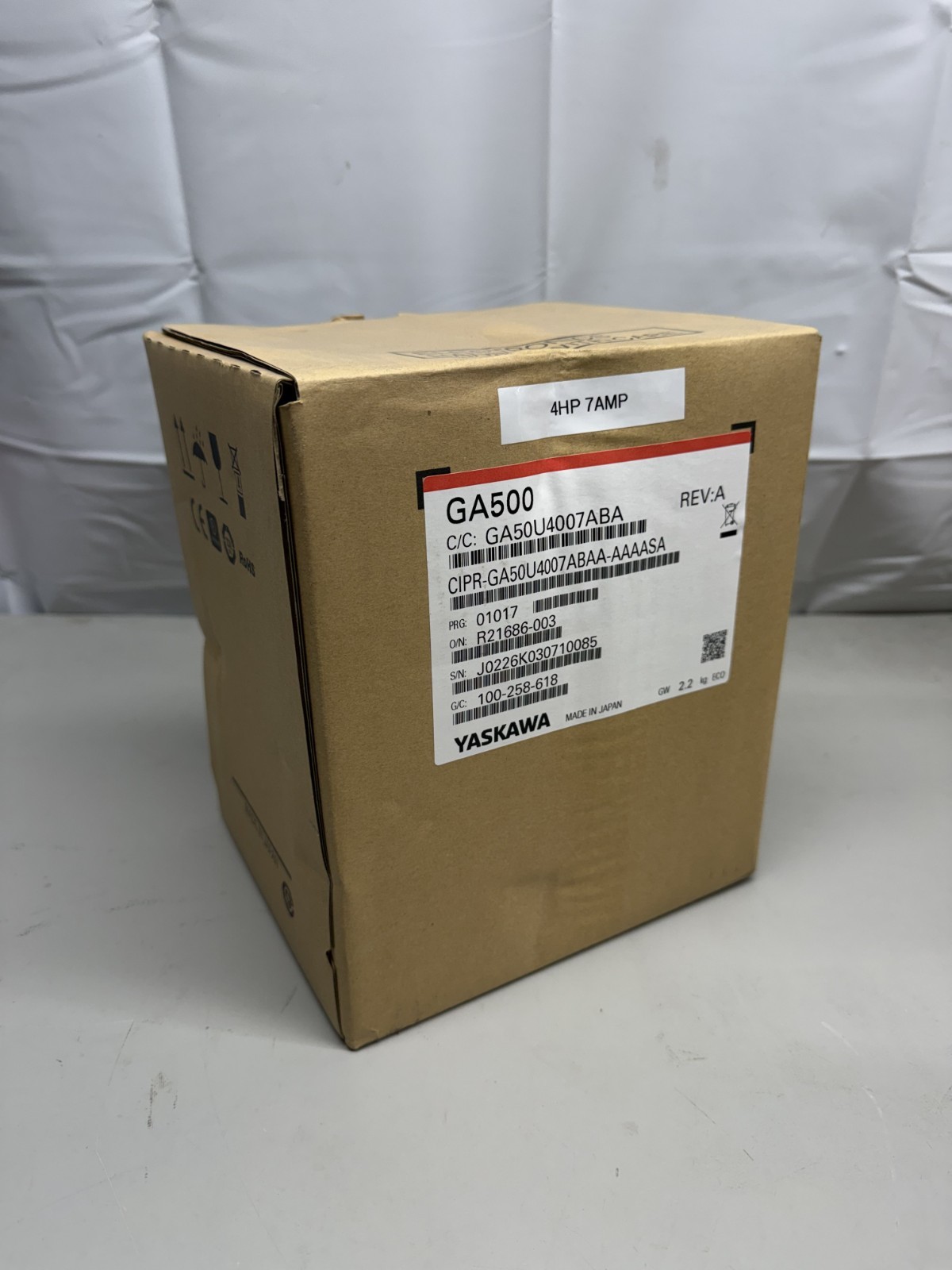 NEW YASKAWA Electric GA50U4007ABA GA500 100-258-618