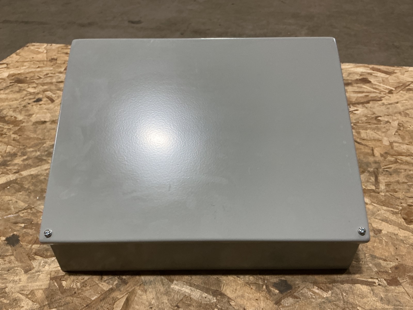 New nVent Hoffman C12C16 Consolet Enclosure Sloped Cover 12x16x9.09 Grey 59560