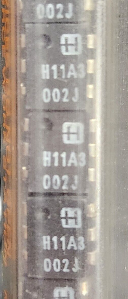 (1 PC) H11A3 HARRIS OPTOISO 5KV TRANS W/BASE 6DIP
