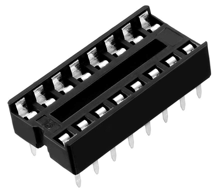 5-10 Set CD4017 CD4017BE DIP-16 Decade Counter Divider IC with Socket Choose Qty