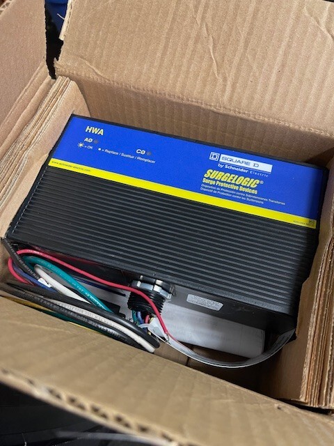 Square D TVS1HWA50X 120/240V 50/60 Hz Surge Protective Device, New in Box