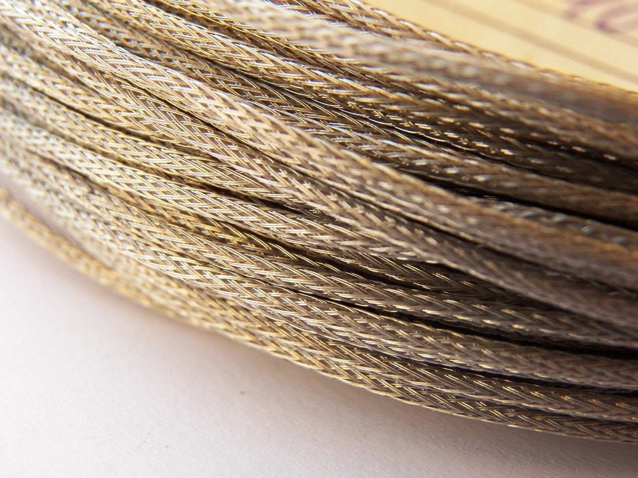 0.14mm2 26AWG ex-USSR Cu Shielded Teflon PTFE Wire MGTFE QTY=3m ~10ft